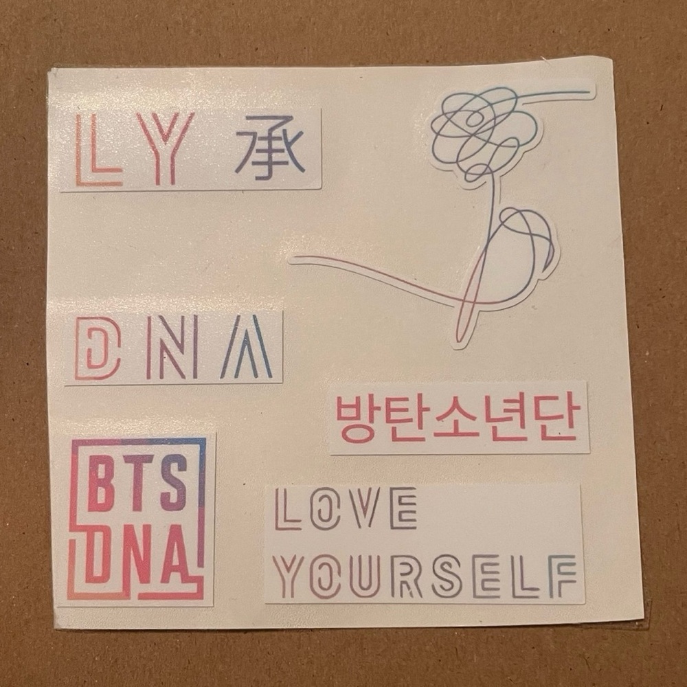 BTS Love Yourself: Her DNA - 5” Vinyl Decal Sticker